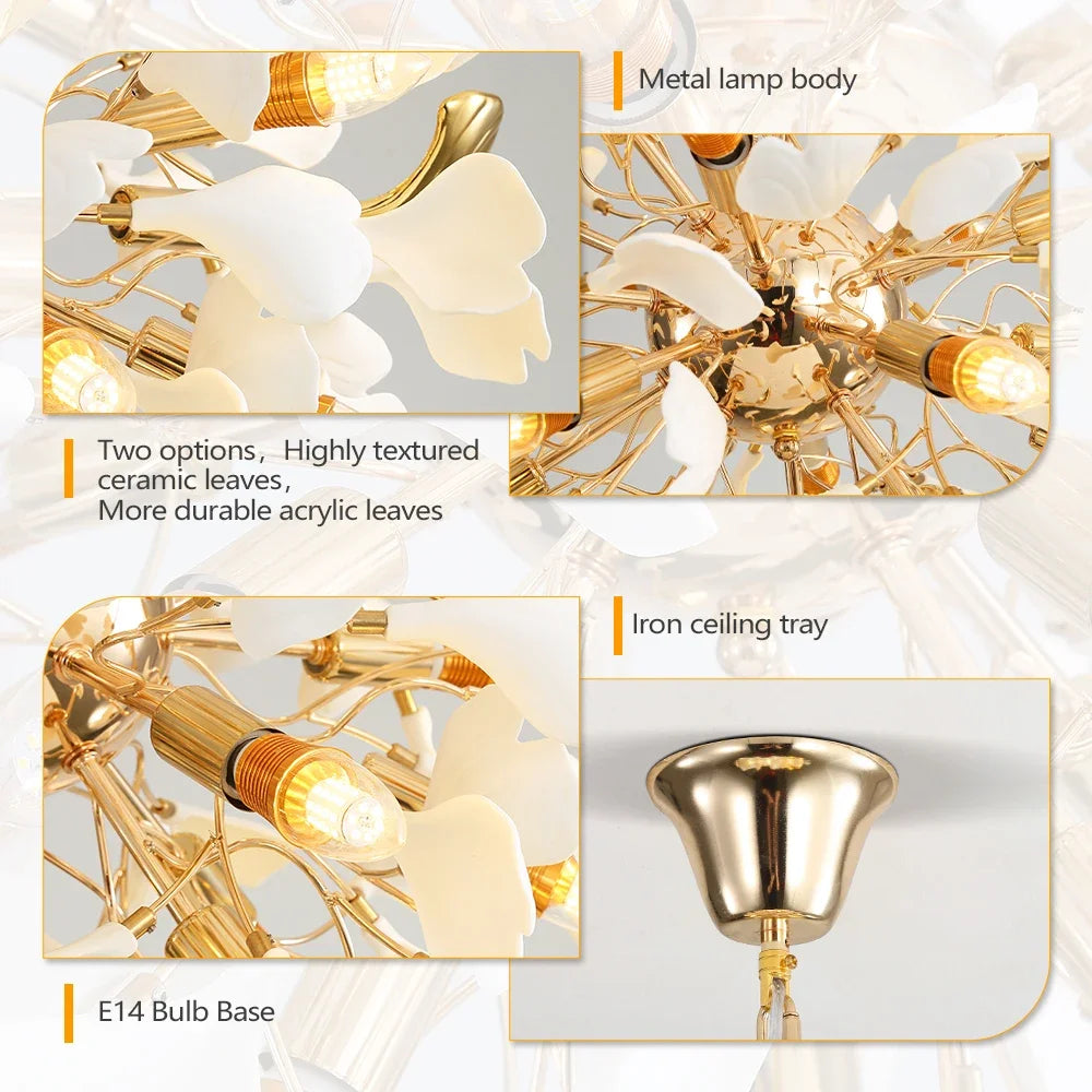 Aurelia Petal Chandelier